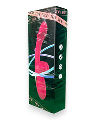 Vibrador Sexy Toy con doble estimulación de punto G y clítoris, diseño atrevido y sensual Glow & Vibe.
