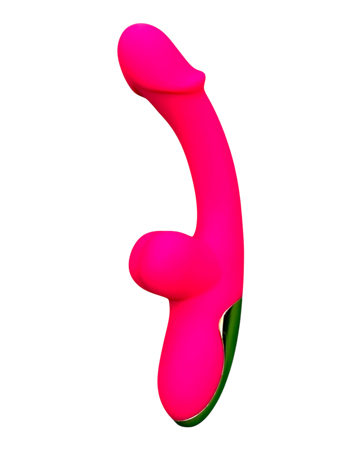 Vibrador Sexy Toy con doble estimulación de punto G y clítoris, diseño atrevido y sensual Glow & Vibe.