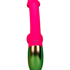 Vibrador Sexy Toy con doble estimulación de punto G y clítoris, diseño atrevido y sensual Glow & Vibe.