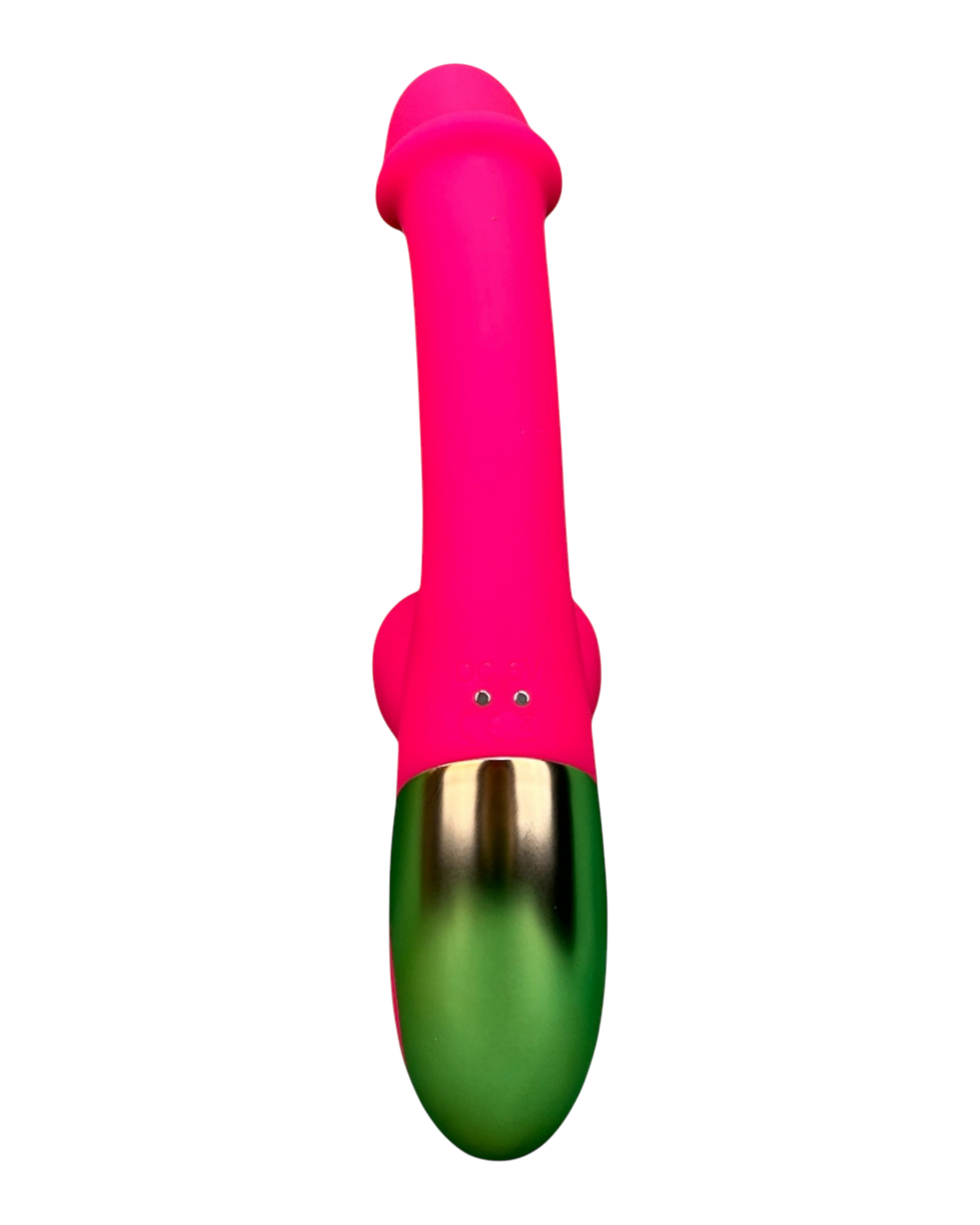 Vibrador Sexy Toy con doble estimulación de punto G y clítoris, diseño atrevido y sensual Glow & Vibe.
