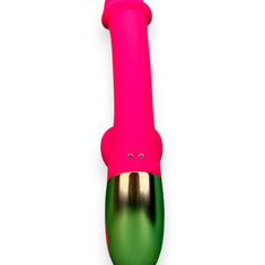 Vibrador Sexy Toy con doble estimulación de punto G y clítoris, diseño atrevido y sensual Glow & Vibe.