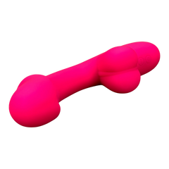 Vibrador Sexy Toy con doble estimulación de punto G y clítoris, diseño atrevido y sensual Glow & Vibe.