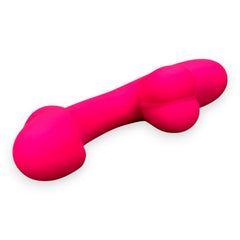 Vibrador Sexy Toy con doble estimulación de punto G y clítoris, diseño atrevido y sensual Glow & Vibe.