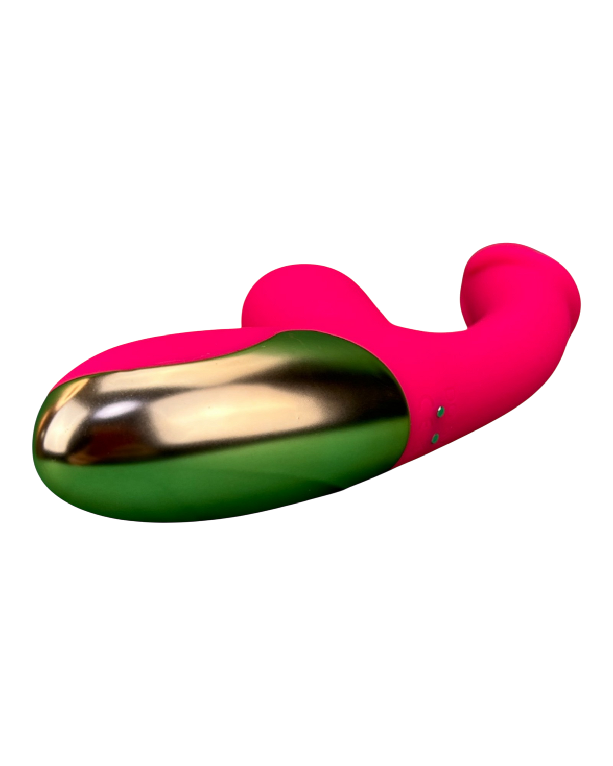 Vibrador Sexy Toy con doble estimulación de punto G y clítoris, diseño atrevido y sensual Glow & Vibe.