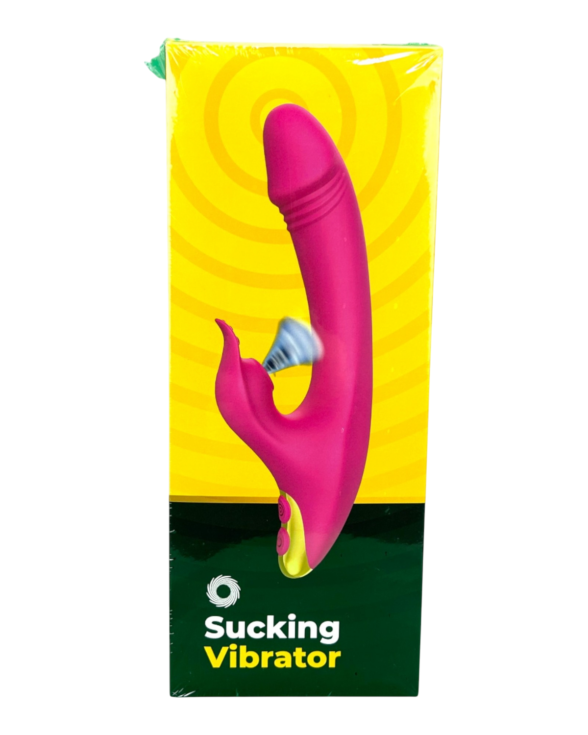 Vibrador Fun Licks con succionador de clítoris de 9 funciones y estimulador de punto G, diseño divertido Glow & Vibe.