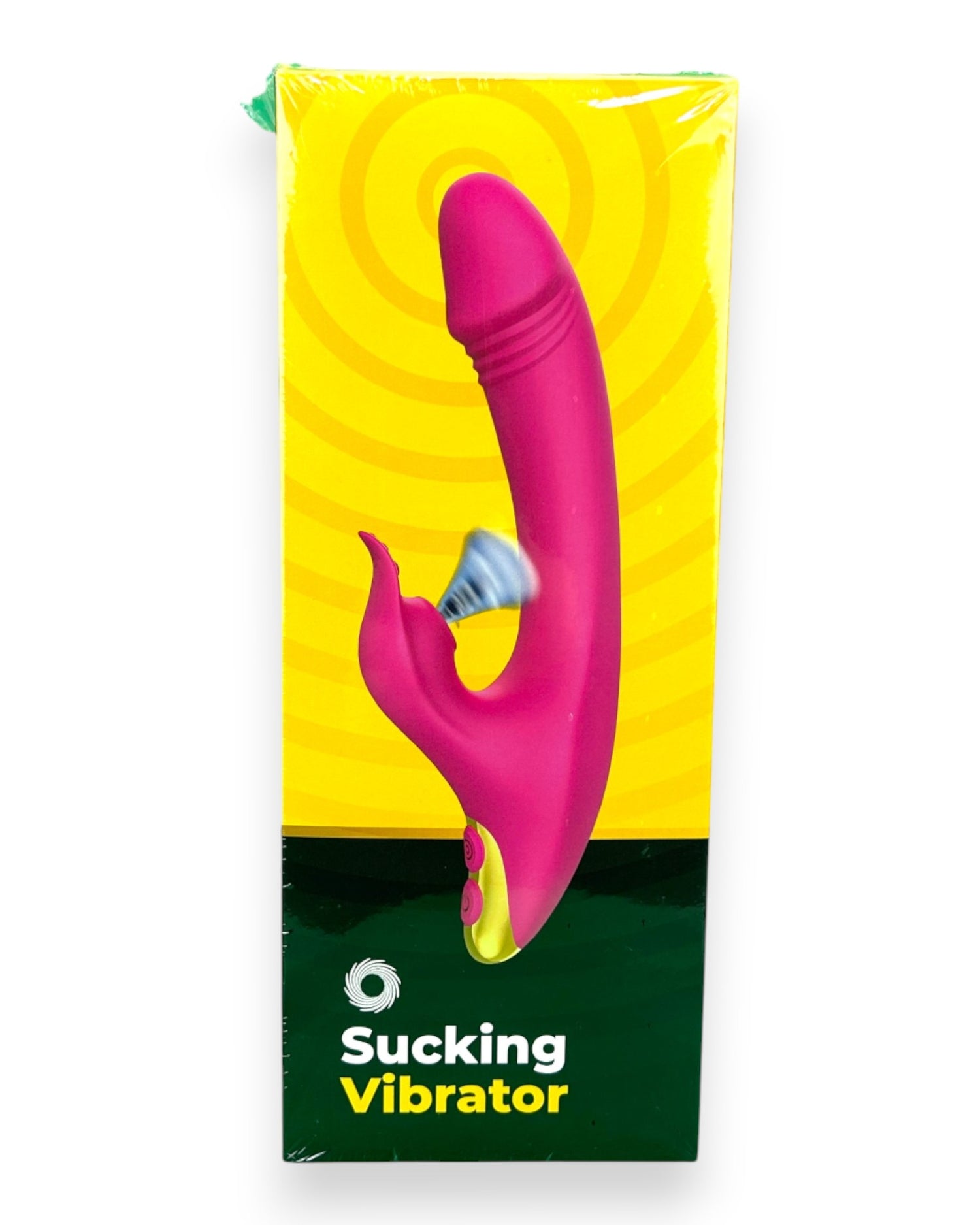Vibrador Fun Licks con succionador de clítoris de 9 funciones y estimulador de punto G, diseño divertido Glow & Vibe.