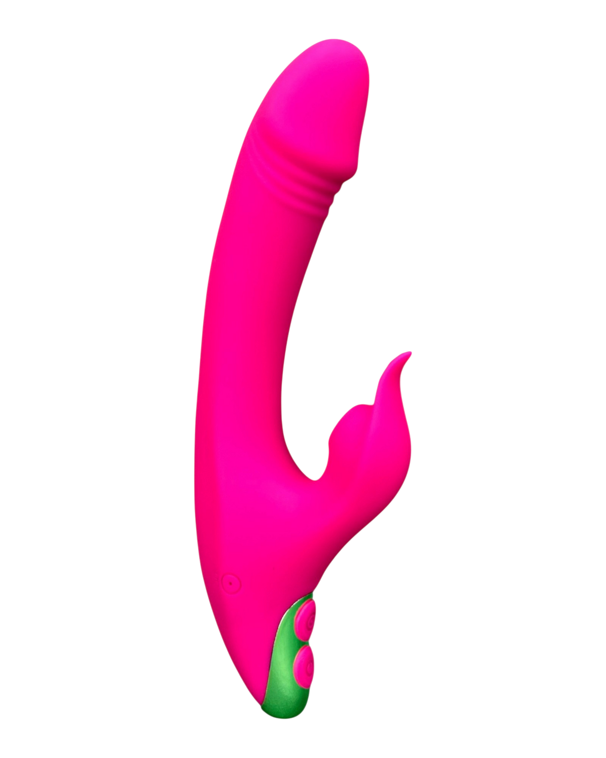 Vibrador Fun Licks con succionador de clítoris de 9 funciones y estimulador de punto G, diseño divertido Glow & Vibe.