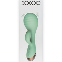 Vibrador Play Inflate inflable de silicón con estimulador de punto G adaptable, diseño suave y elegante Glow & Vibe.