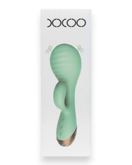 Vibrador Play Inflate inflable de silicón con estimulador de punto G adaptable, diseño suave y elegante Glow & Vibe.