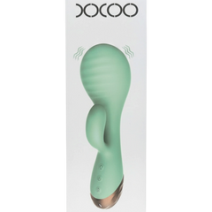 Vibrador Play Inflate inflable de silicón con estimulador de punto G adaptable, diseño suave y elegante Glow & Vibe.