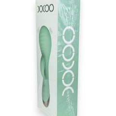 Vibrador Play Inflate inflable de silicón con estimulador de punto G adaptable, diseño suave y elegante Glow & Vibe.