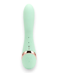 Vibrador Play Inflate inflable de silicón con estimulador de punto G adaptable, diseño suave y elegante Glow & Vibe.