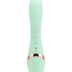 Vibrador Play Inflate inflable de silicón con estimulador de punto G adaptable, diseño suave y elegante Glow & Vibe.