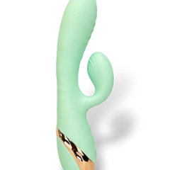 Vibrador Play Inflate inflable de silicón con estimulador de punto G adaptable, diseño suave y elegante Glow & Vibe.
