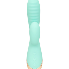 Vibrador Play Inflate inflable de silicón con estimulador de punto G adaptable, diseño suave y elegante Glow & Vibe.