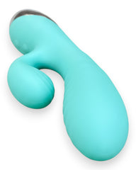 Vibrador Play Inflate inflable de silicón con estimulador de punto G adaptable, diseño suave y elegante Glow & Vibe.