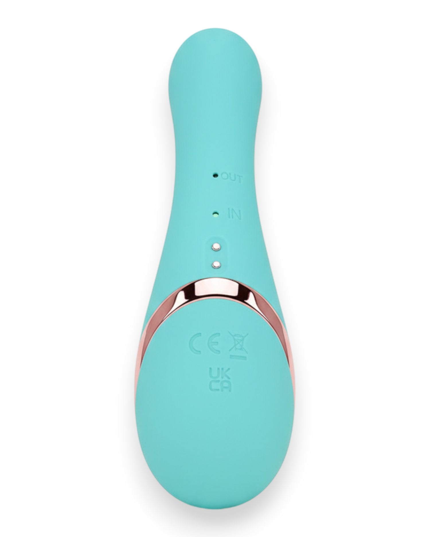 Vibrador Play Inflate inflable de silicón con estimulador de punto G adaptable, diseño suave y elegante Glow & Vibe.