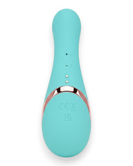 Vibrador Play Inflate inflable de silicón con estimulador de punto G adaptable, diseño suave y elegante Glow & Vibe.