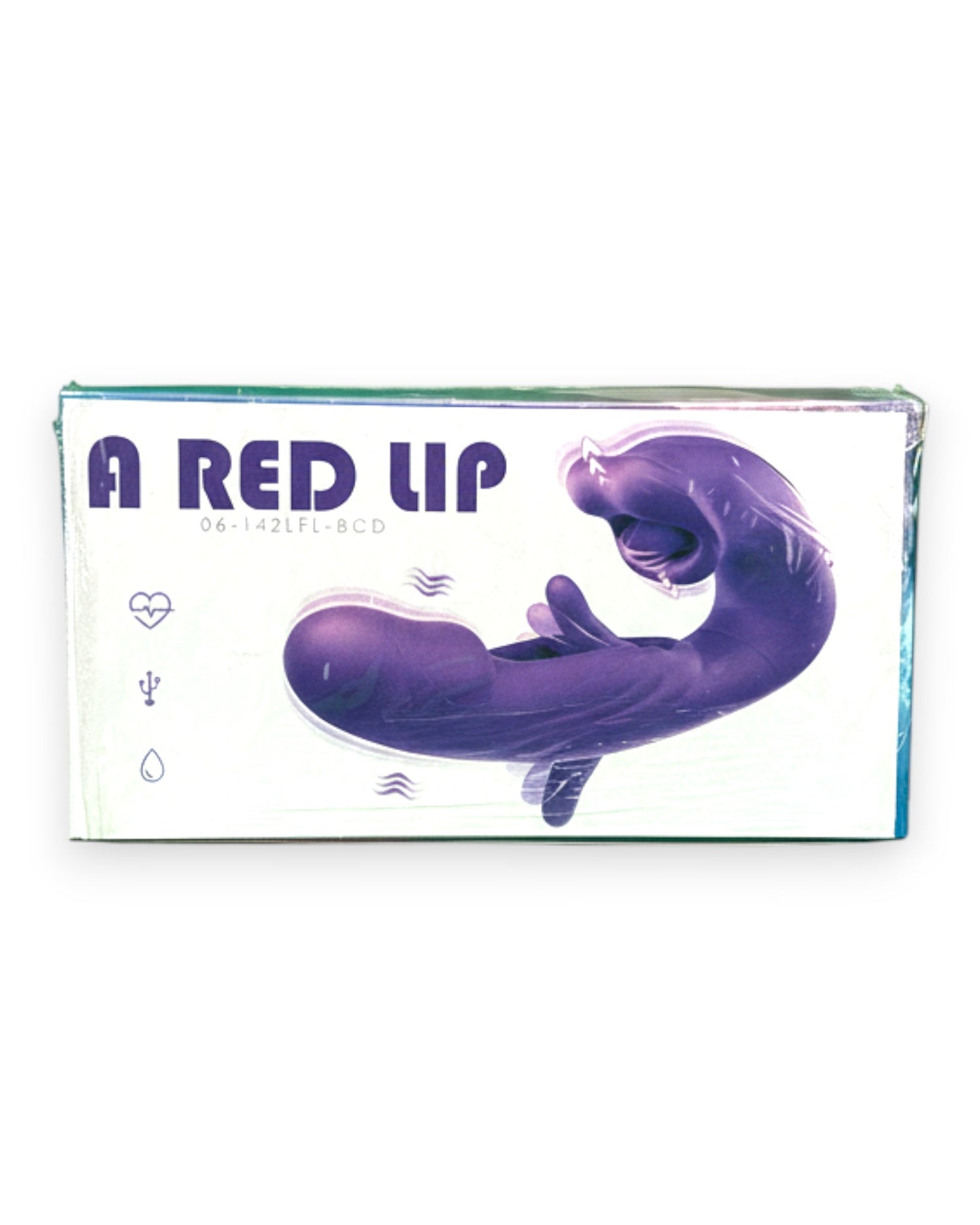 Vibrador Royal Tongue triple con motor y estimulador móvil de punto G, simulación de lengua y mordiscos, diseño elegante Glow & Vibe.