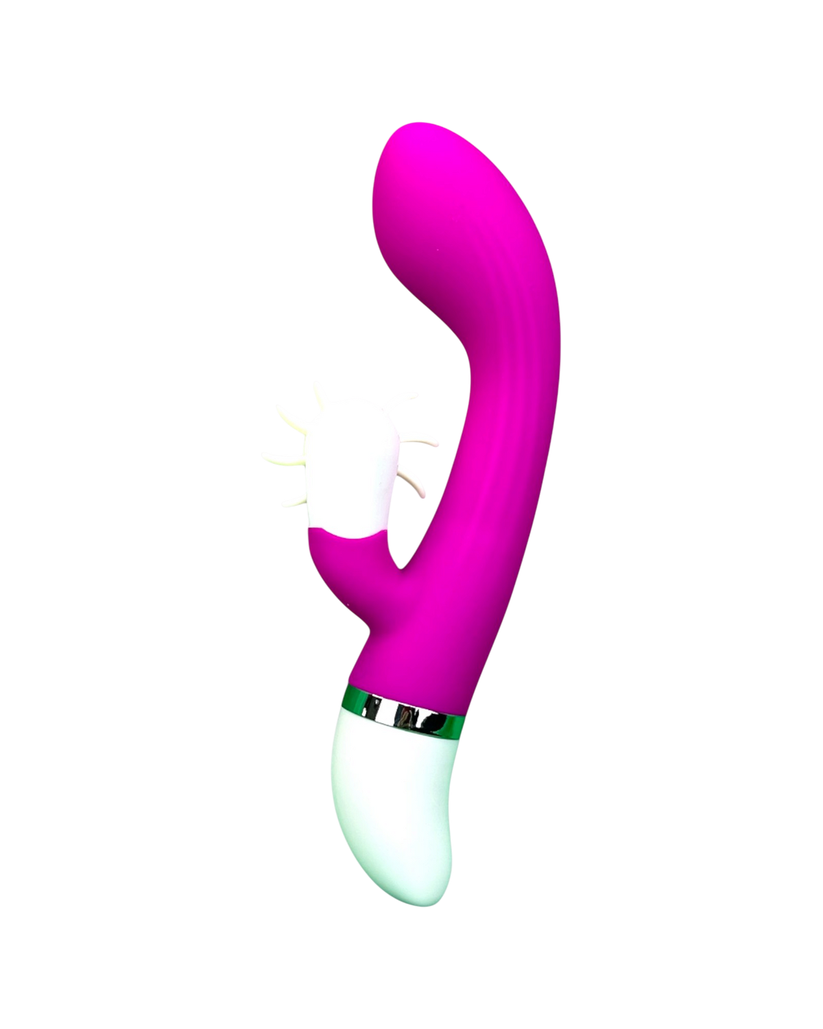 Vibrador Sheila con 12 funciones de vibración y 3 modos de rotación, estimulador de clítoris elegante, diseño versátil Glow & Vibe.