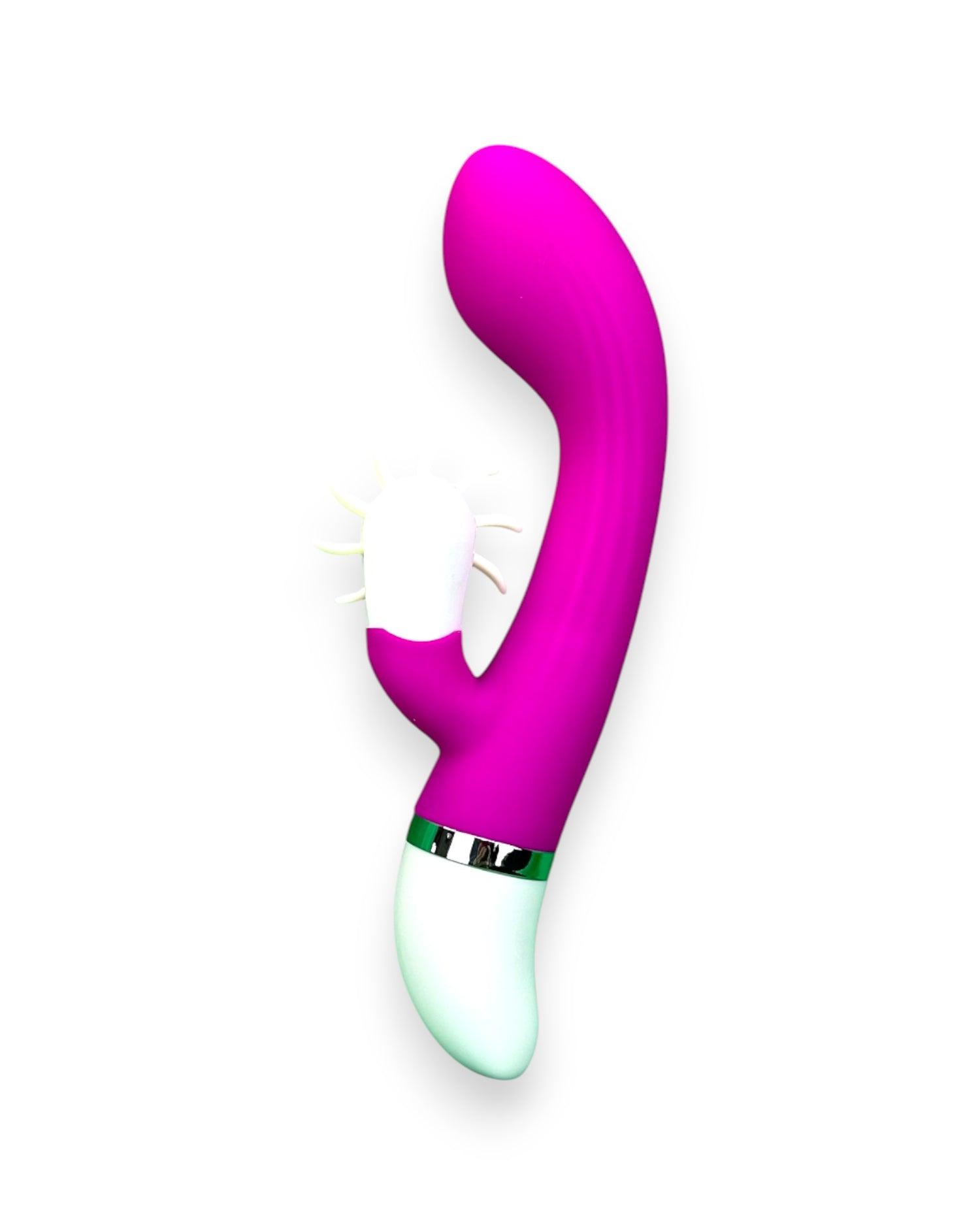 Vibrador Sheila con 12 funciones de vibración y 3 modos de rotación, estimulador de clítoris elegante, diseño versátil Glow & Vibe.