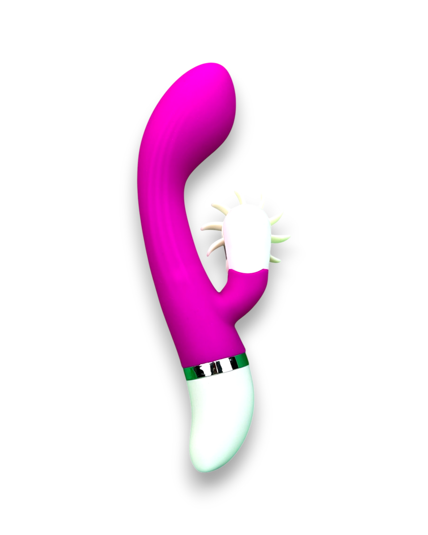 Vibrador Sheila con 12 funciones de vibración y 3 modos de rotación, estimulador de clítoris elegante, diseño versátil Glow & Vibe.