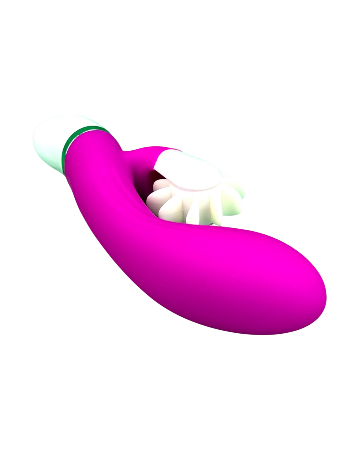 Vibrador Sheila con 12 funciones de vibración y 3 modos de rotación, estimulador de clítoris elegante, diseño versátil Glow & Vibe.