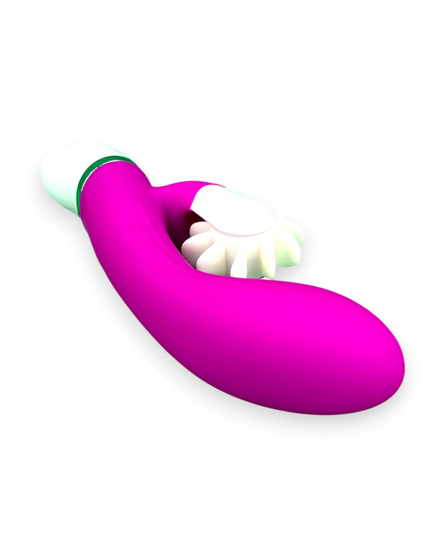 Vibrador Sheila con 12 funciones de vibración y 3 modos de rotación, estimulador de clítoris elegante, diseño versátil Glow & Vibe.