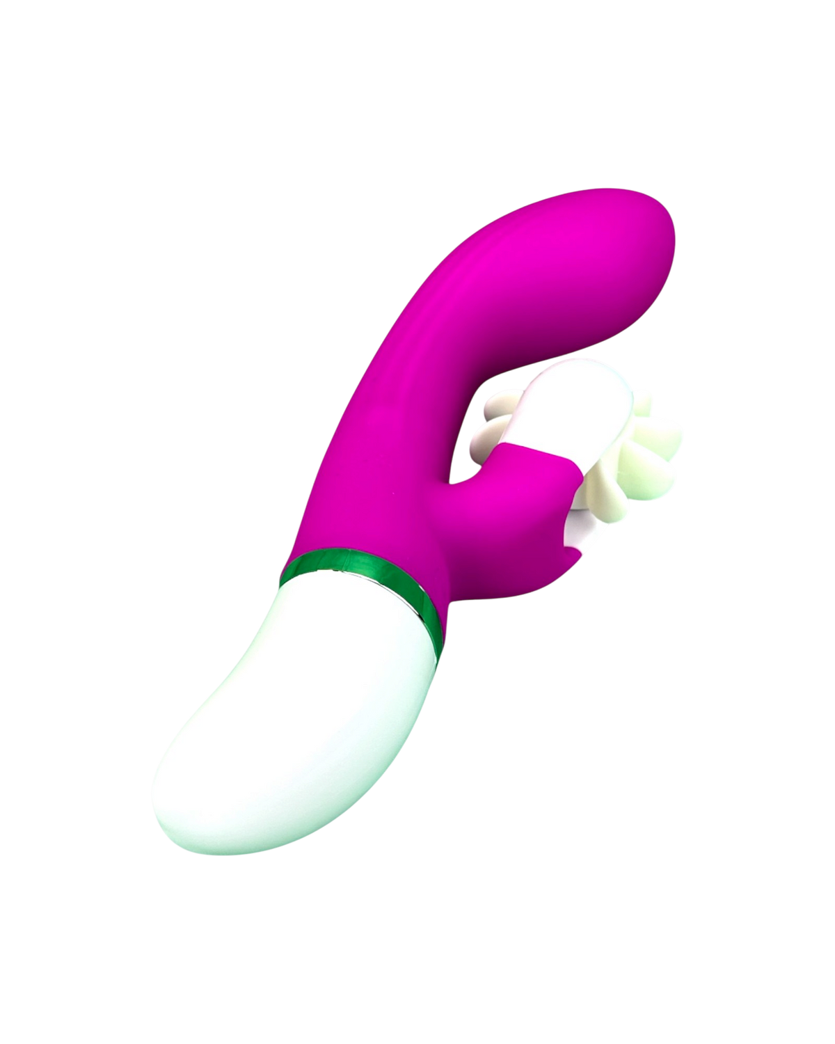 Vibrador Sheila con 12 funciones de vibración y 3 modos de rotación, estimulador de clítoris elegante, diseño versátil Glow & Vibe.