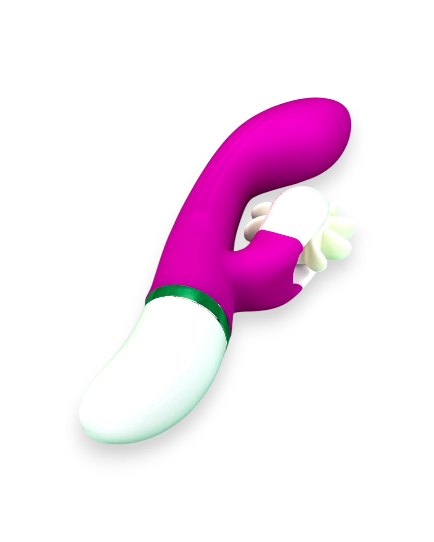 Vibrador Sheila con 12 funciones de vibración y 3 modos de rotación, estimulador de clítoris elegante, diseño versátil Glow & Vibe.