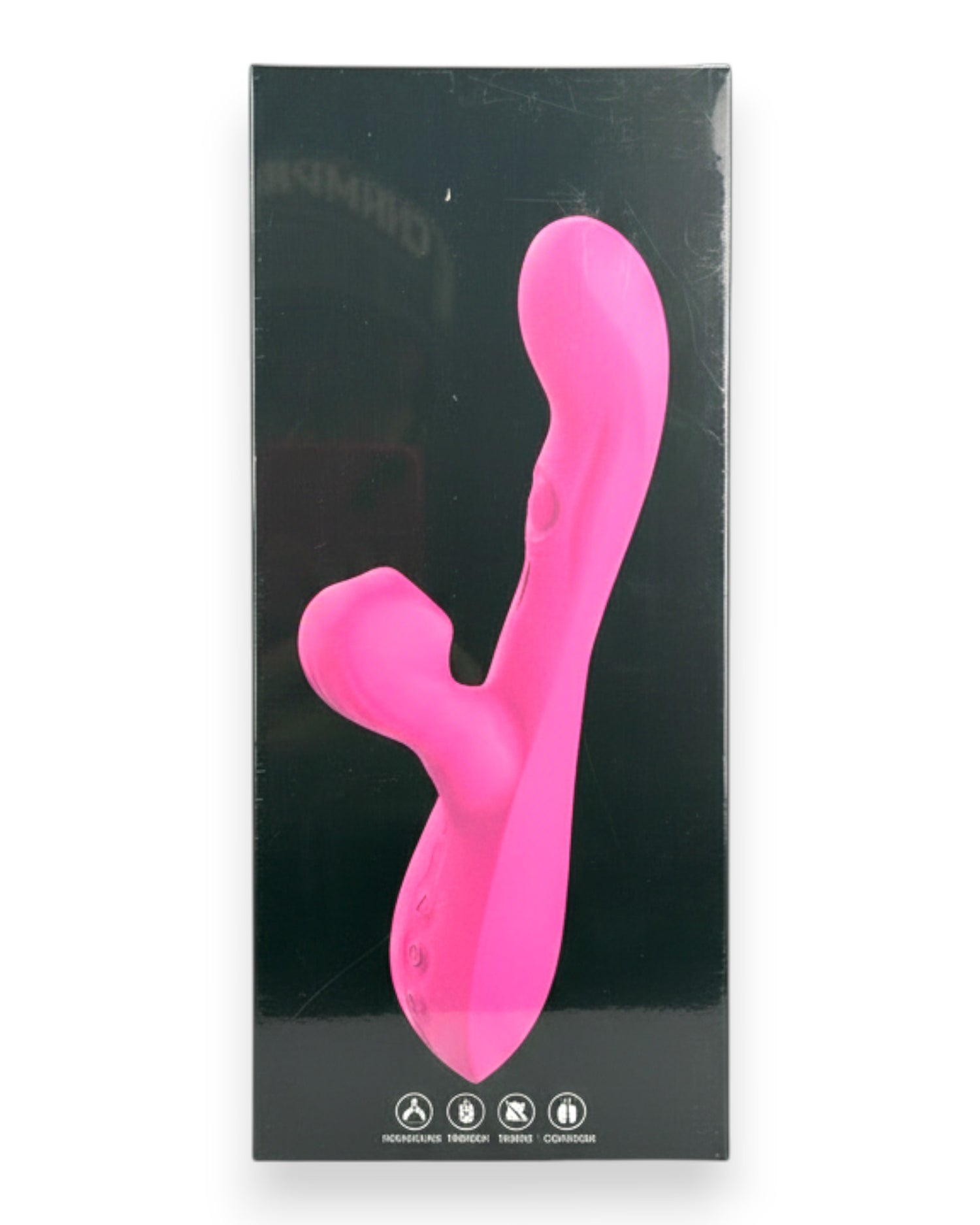 Vibrador Intense Licker con succionador de clítoris, pulsaciones internas y 10 funciones, vibrador innovador Glow & Vibe.