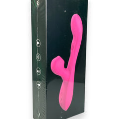 Vibrador Intense Licker con succionador de clítoris, pulsaciones internas y 10 funciones, vibrador innovador Glow & Vibe.