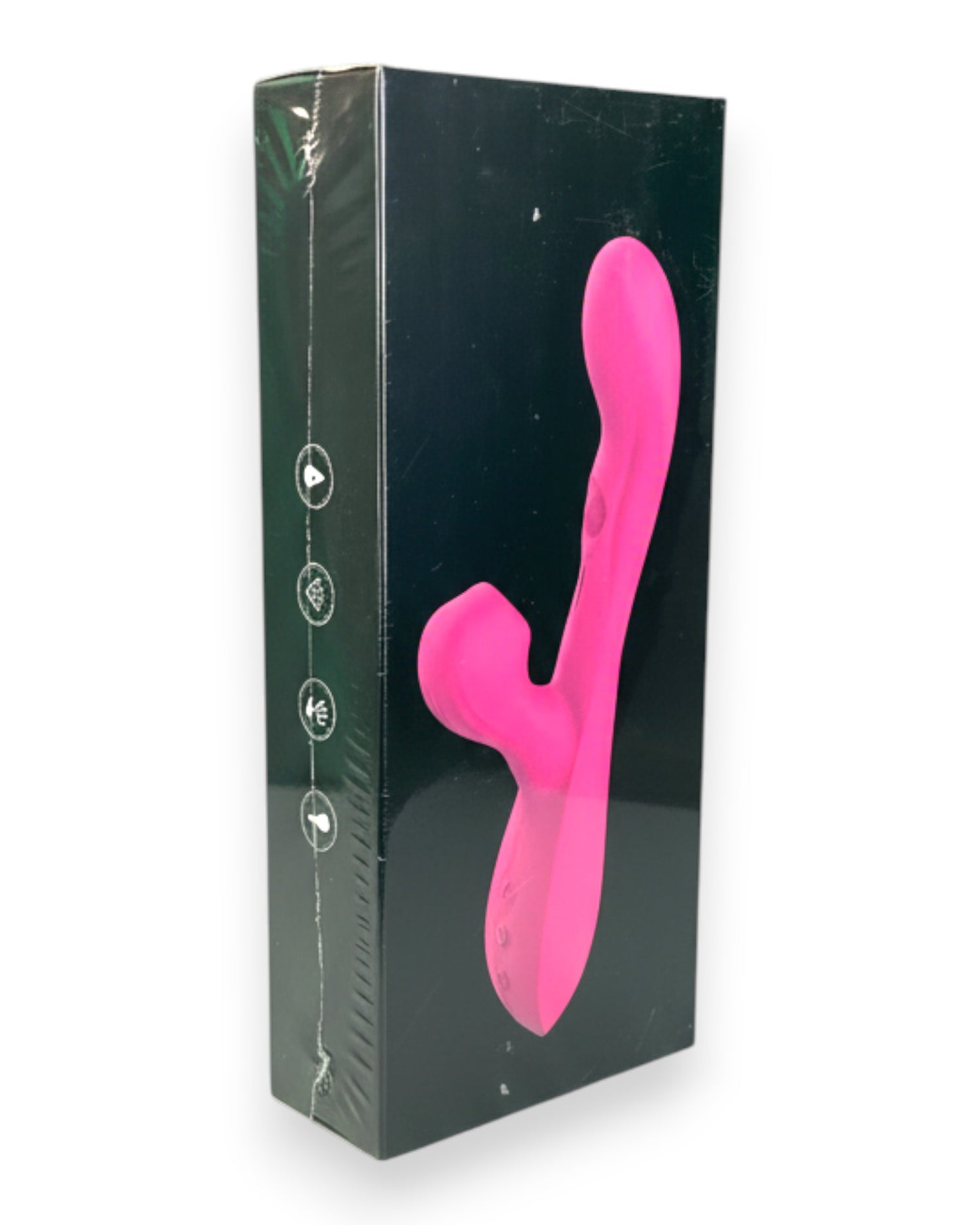 Vibrador Intense Licker con succionador de clítoris, pulsaciones internas y 10 funciones, vibrador innovador Glow & Vibe.
