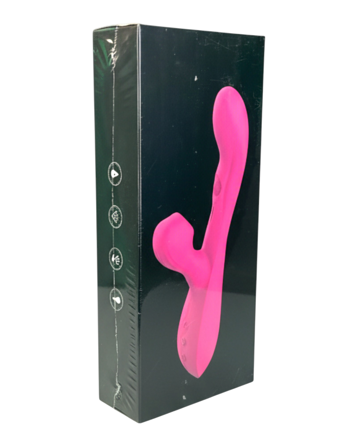 Vibrador Intense Licker con succionador de clítoris, pulsaciones internas y 10 funciones, vibrador innovador Glow & Vibe.