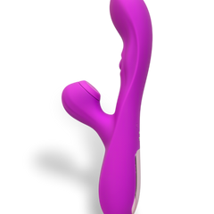 Vibrador Intense Licker con succionador de clítoris, pulsaciones internas y 10 funciones, vibrador innovador Glow & Vibe.