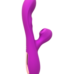 Vibrador Intense Licker con succionador de clítoris, pulsaciones internas y 10 funciones, vibrador innovador Glow & Vibe.