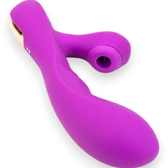 Vibrador Intense Licker con succionador de clítoris, pulsaciones internas y 10 funciones, vibrador innovador Glow & Vibe.