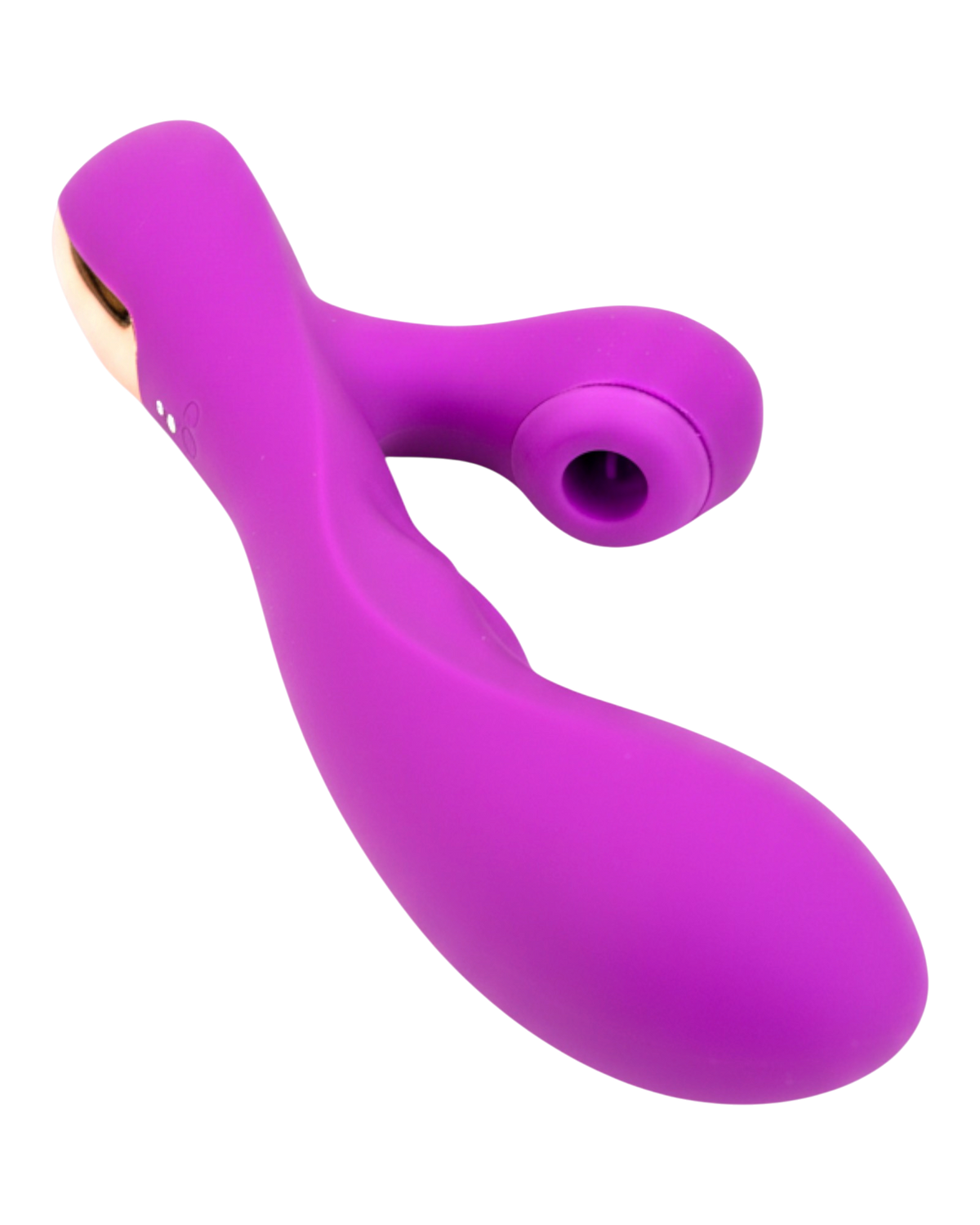 Vibrador Intense Licker con succionador de clítoris, pulsaciones internas y 10 funciones, vibrador innovador Glow & Vibe.