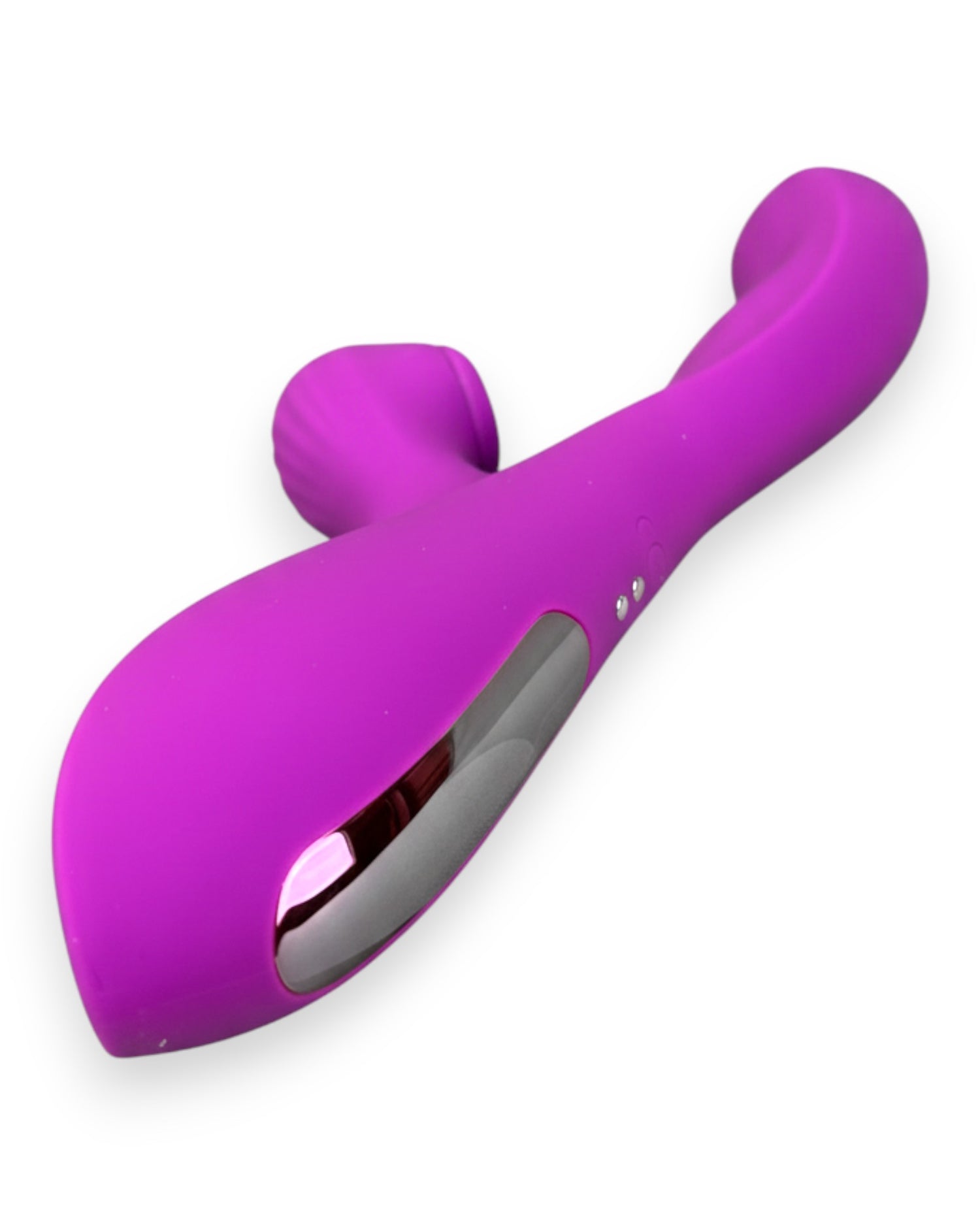 Vibrador Intense Licker con succionador de clítoris, pulsaciones internas y 10 funciones, vibrador innovador Glow & Vibe.