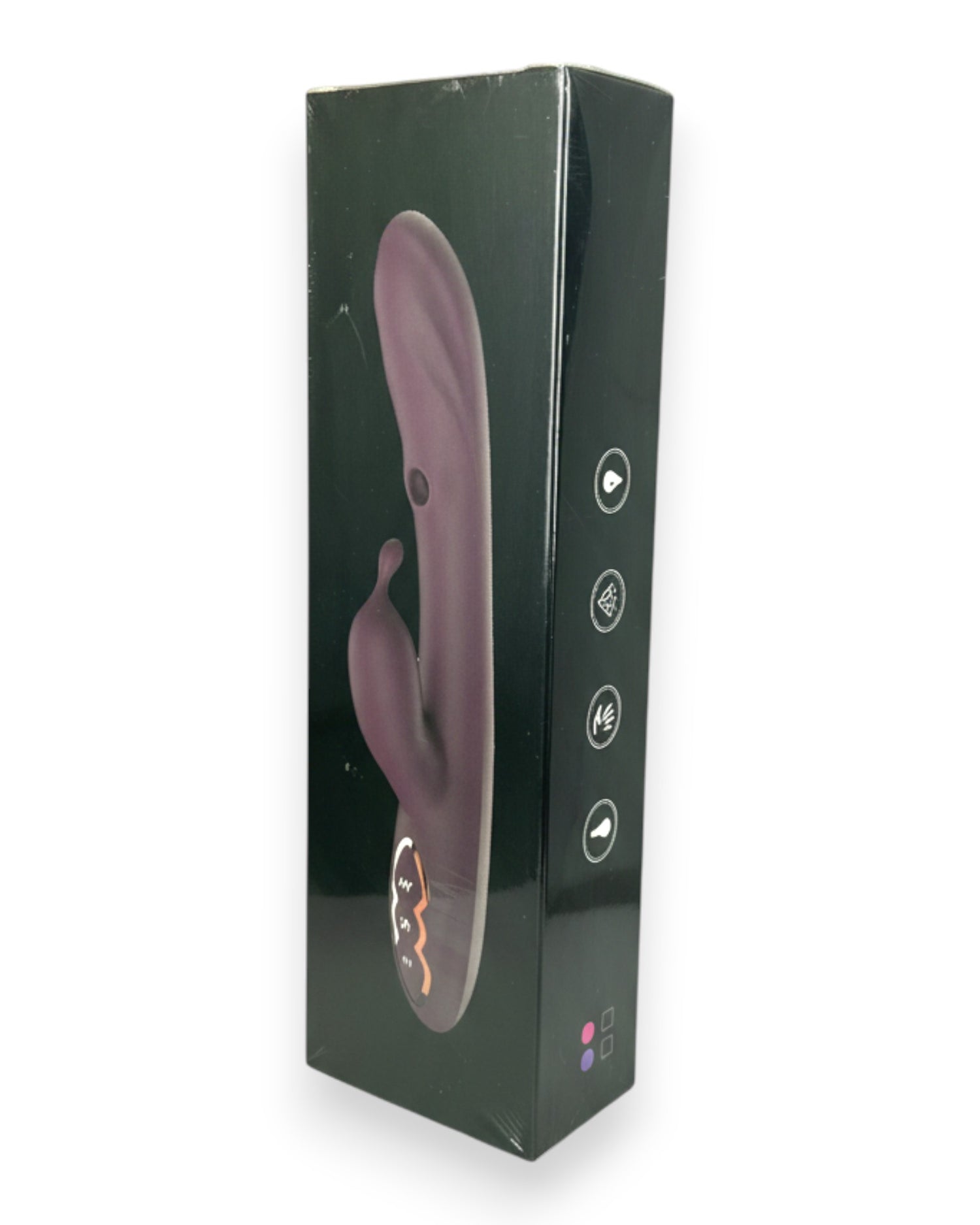 Vibrador Greedy Girl triple con succión de punto G y estimulador de clítoris, diseño potente y versátil Glow & Vibe.