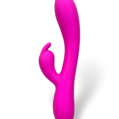 Vibrador Heat Rabbit con doble estimulación de punto G y clítoris, sistema de calentamiento automático, diseño elegante y potente Glow & Vibe.