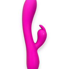 Vibrador Heat Rabbit con doble estimulación de punto G y clítoris, sistema de calentamiento automático, diseño elegante y potente Glow & Vibe.