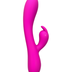 Vibrador Heat Rabbit con doble estimulación de punto G y clítoris, sistema de calentamiento automático, diseño elegante y potente Glow & Vibe.