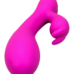 Vibrador Heat Rabbit con doble estimulación de punto G y clítoris, sistema de calentamiento automático, diseño elegante y potente Glow & Vibe.