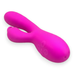 Vibrador Heat Rabbit con doble estimulación de punto G y clítoris, sistema de calentamiento automático, diseño elegante y potente Glow & Vibe.