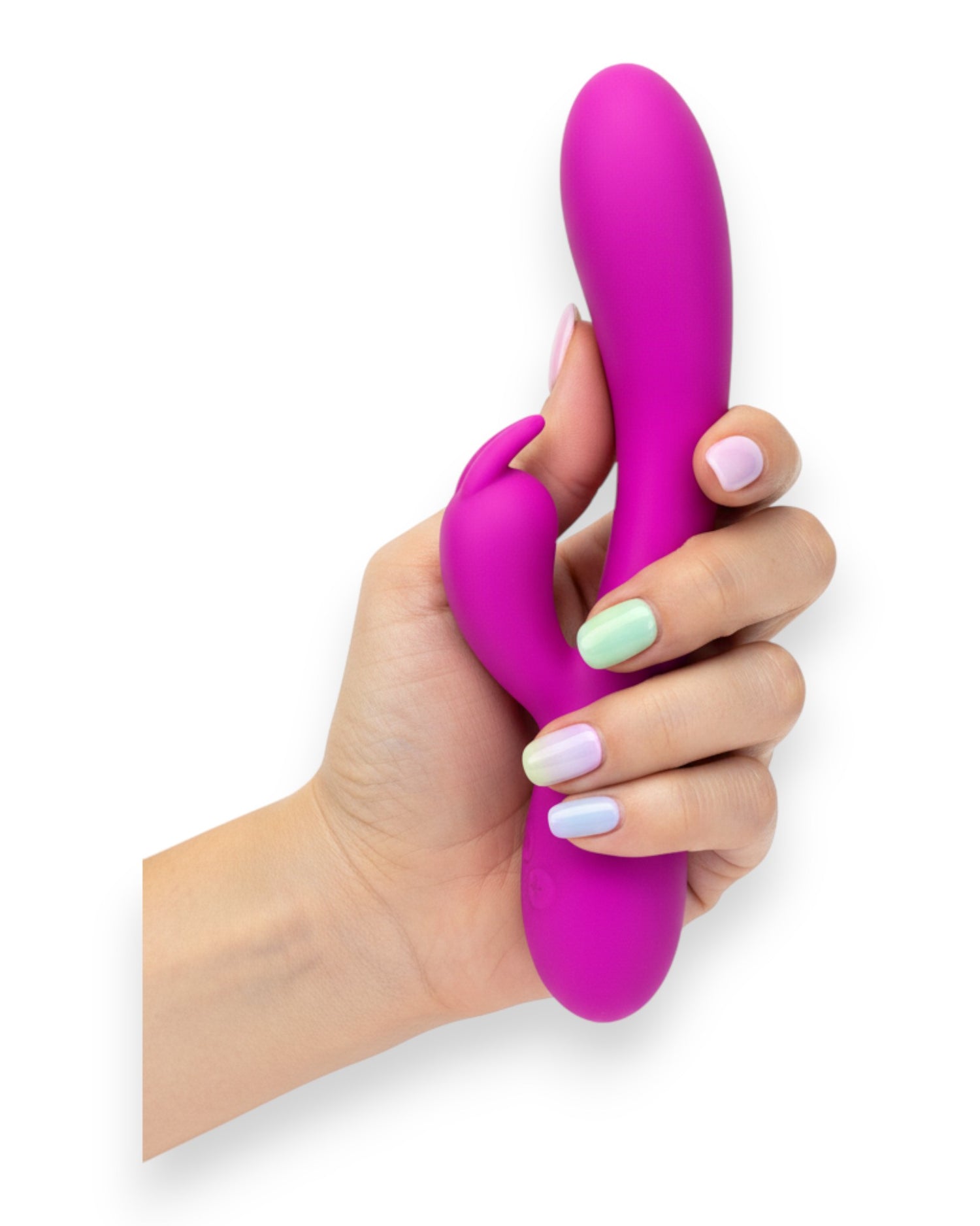 Vibrador Heat Rabbit con doble estimulación de punto G y clítoris, sistema de calentamiento automático, diseño elegante y potente Glow & Vibe.