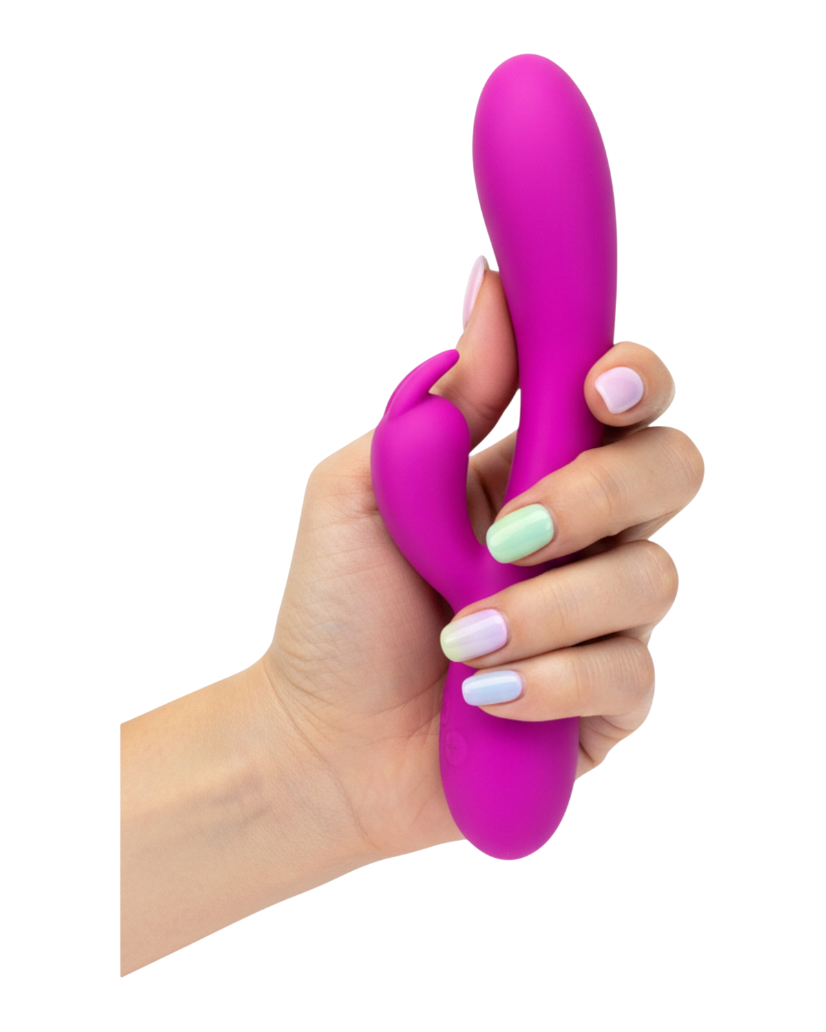 Vibrador Heat Rabbit con doble estimulación de punto G y clítoris, sistema de calentamiento automático, diseño elegante y potente Glow & Vibe.