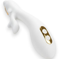 Vibrador Moose Desire con 9 funciones de vibración, estimulación de punto G y clítoris, diseño elegante y potente Glow & Vibe.
