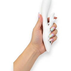 Vibrador Moose Desire con 9 funciones de vibración, estimulación de punto G y clítoris, diseño elegante y potente Glow & Vibe.
