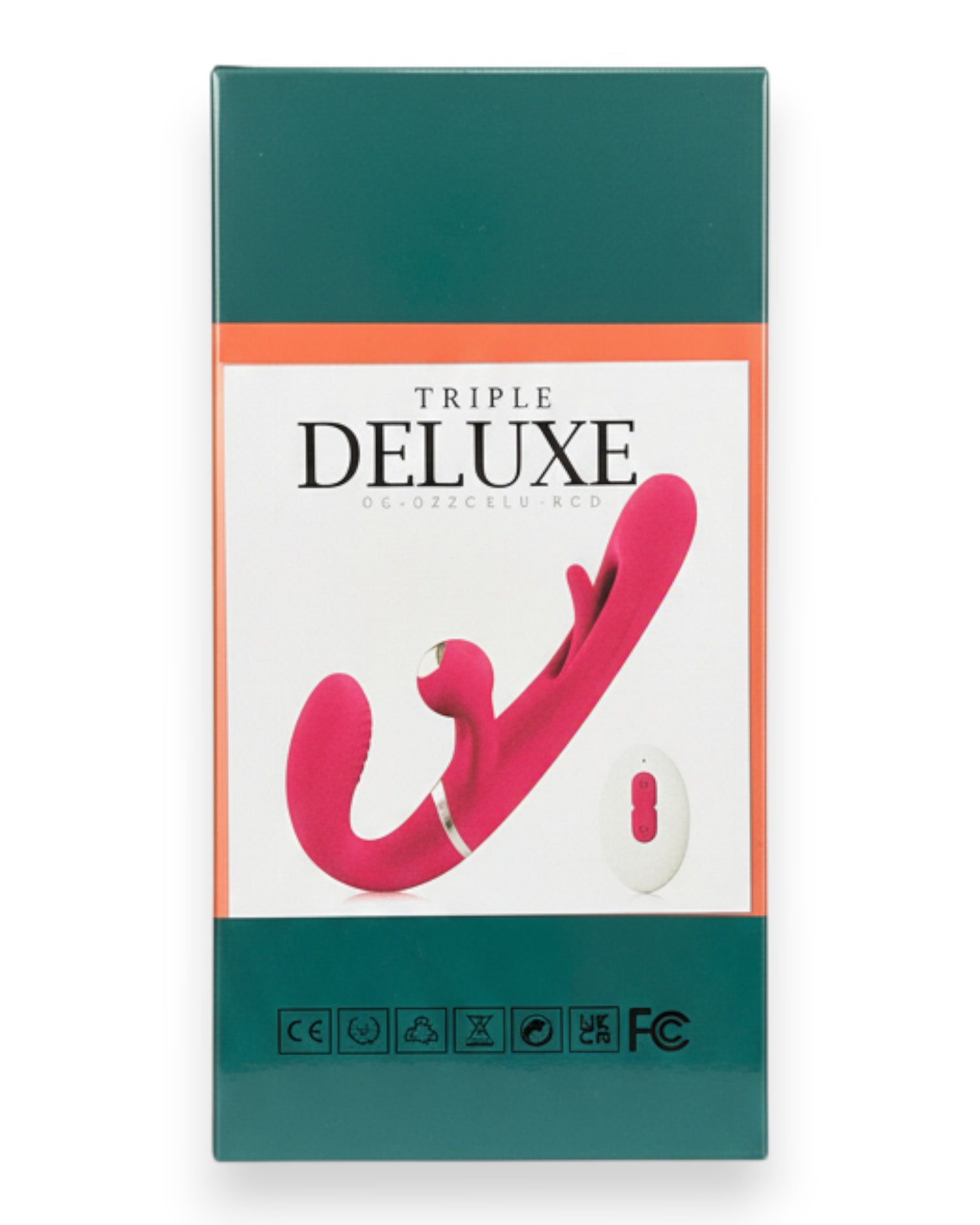 Vibrador Triple Desire con triple motor, punto G móvil y pulsaciones intensas en el clítoris, diseño texturizado y elegante Glow & Vibe.